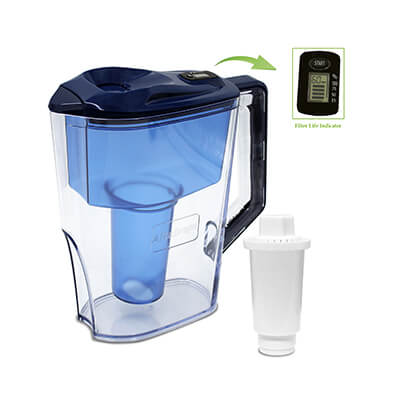 Gerador de hidrogênio alcalino grau alimentício livre de BPA e ABS com filtro de água jarra