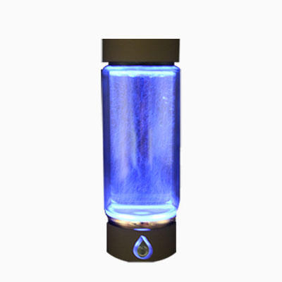 VENDA TOP TOP SAUCIMENTO SAUCIMENTO Inteligente colorido colorido elétrico hidrogênio garrafa de vidro SPE gerador de água HHO portátil